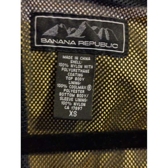 Banana Republic Men’s Jacket Black/Slate Gray Gore-Tex Size XS - Picture 12 of 13